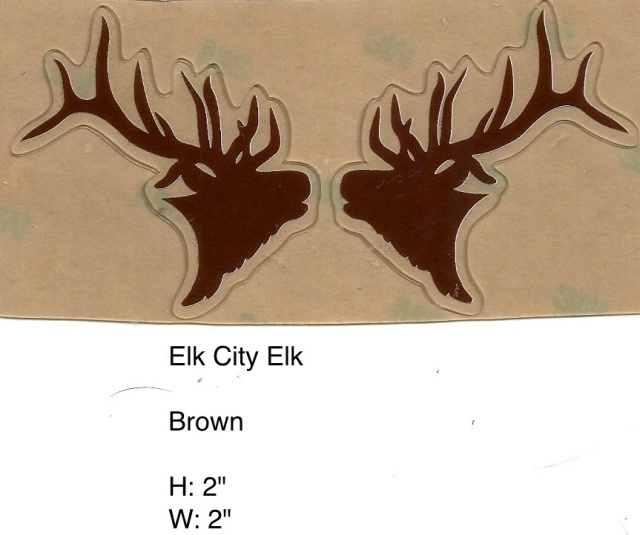 Elk City Elk HS 2012 (OK) Brown Elk Head